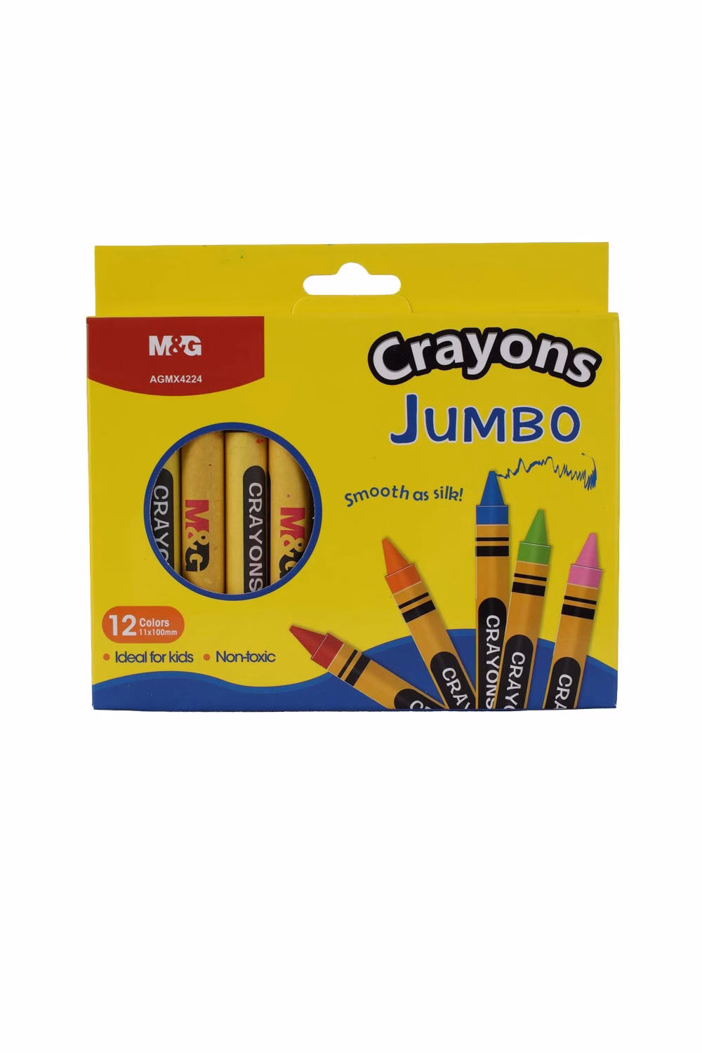 11*100mm Round Crayon 12 colors 4224