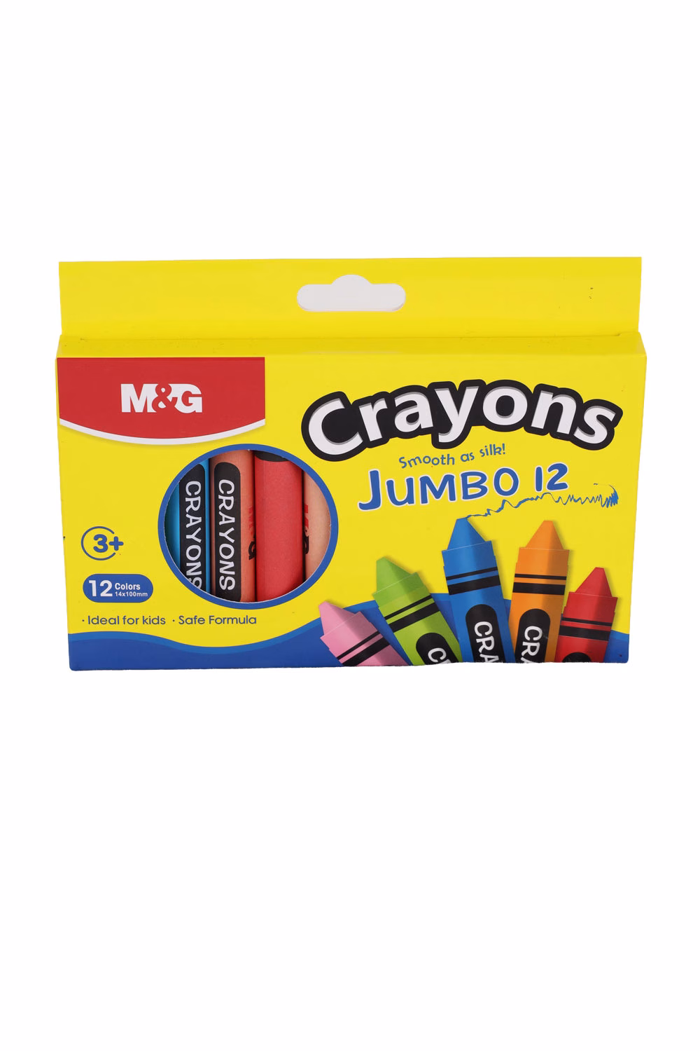 CRAYON 12 COLOURS JUMBO AGMU3402