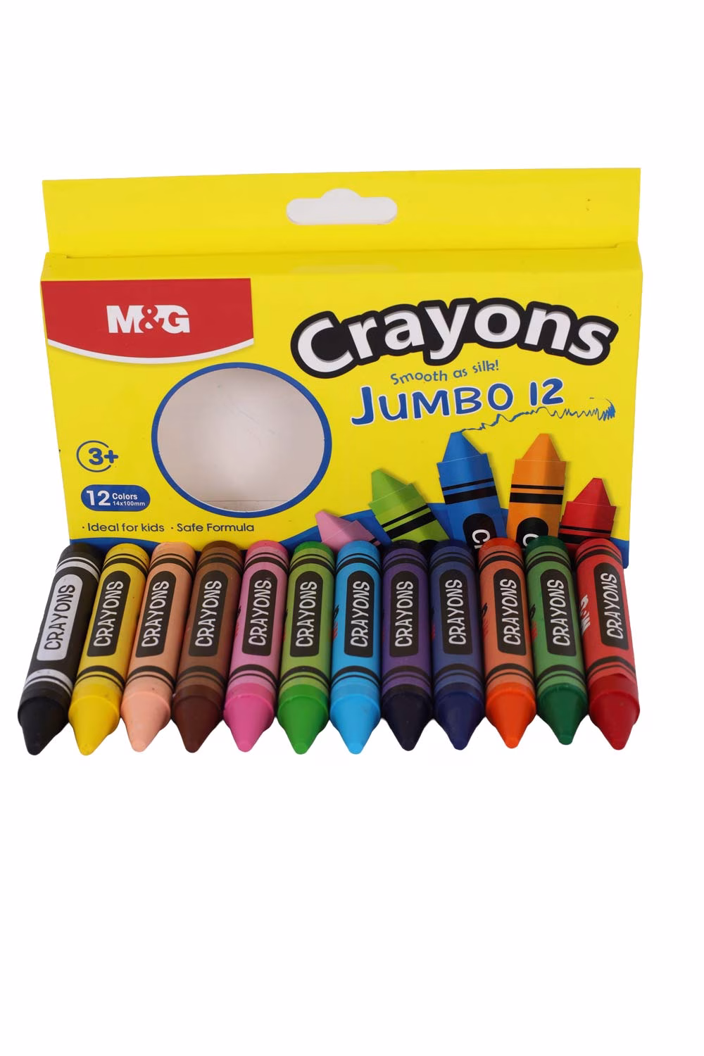 CRAYON 12 COLOURS JUMBO AGMU3402 - Image 2