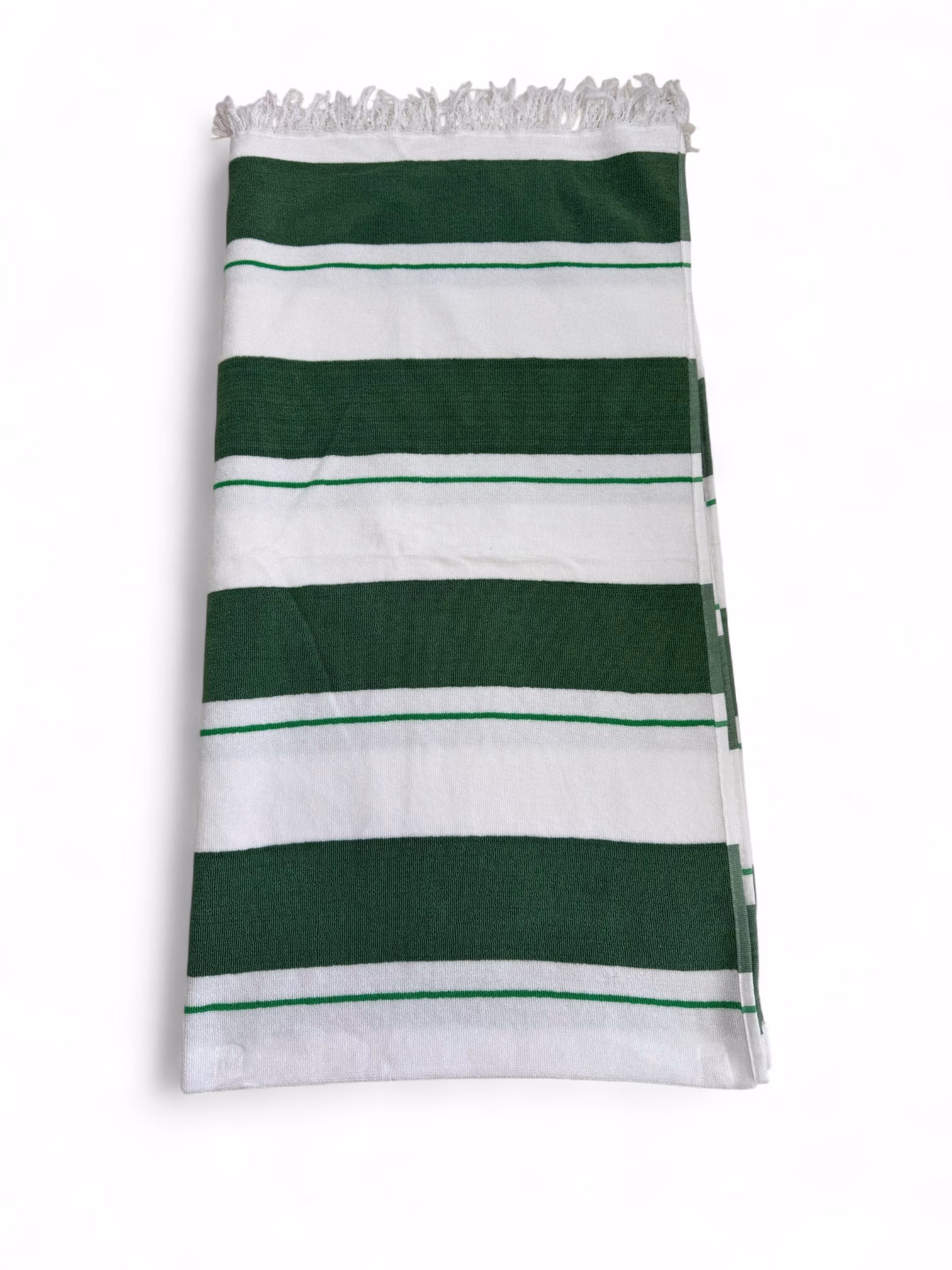 Green Stripe Beach Towels